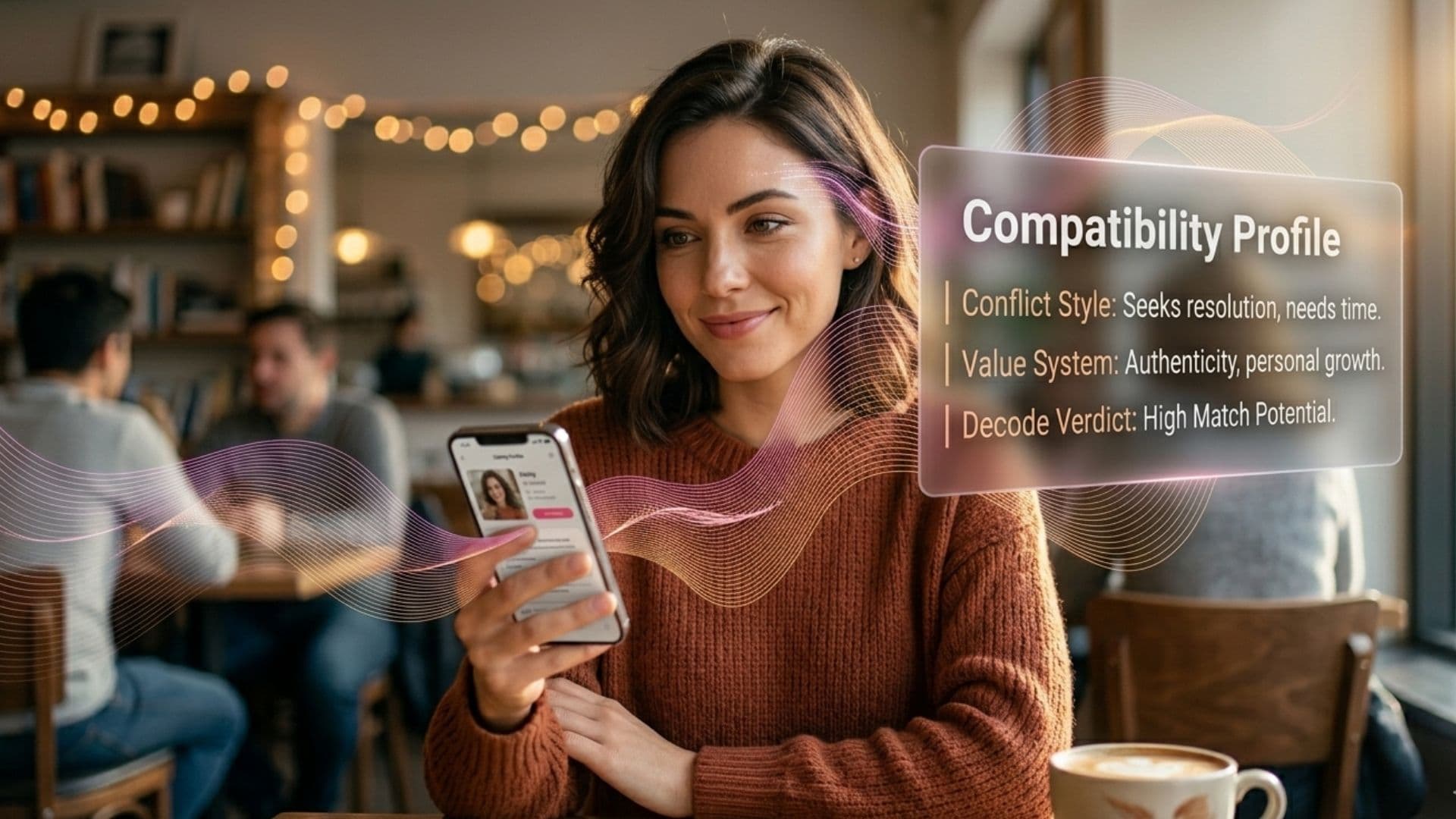 Couple on a date getting to know each other